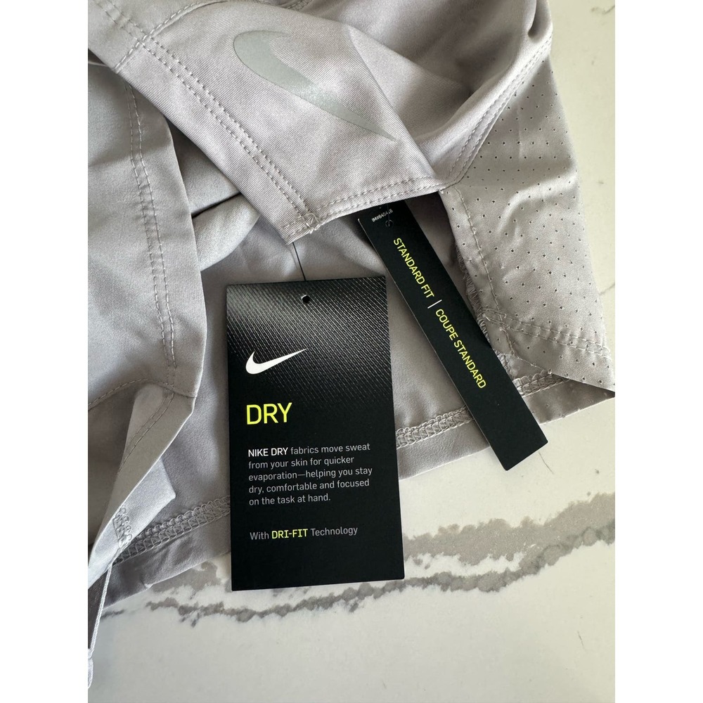 NWT Nike Dri-Fit Shorts Lilac Grey Size Small - Picture 10 of 10